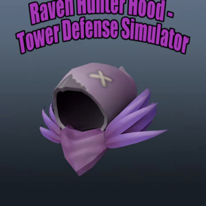 Roblox - Raven Hunter Hood - Tower Defense Simulator (DLC) Official Website Key GLOBAL